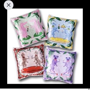 Patricia’s Couture & Willa Heart 4 Animal Pillow Covers